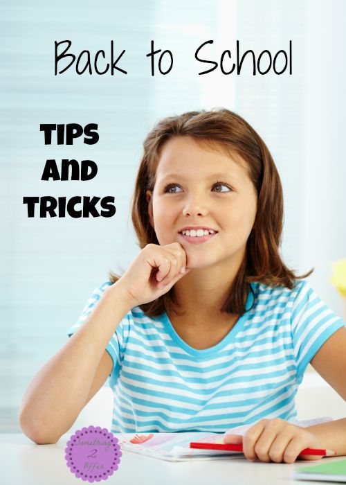 back to school tips and tricks