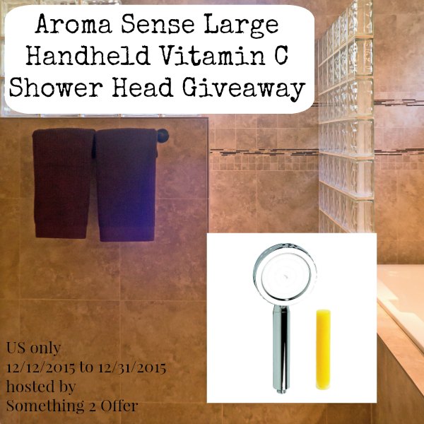 Aroma Sense Large Handheld Vitamin C Shower Head Giveaway sq