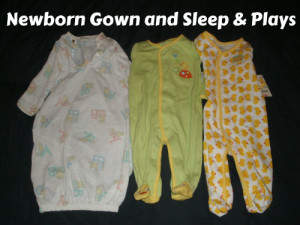 newborn gown and newborn clothes
