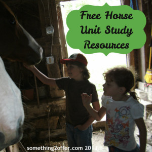 free homeschool horse unit study