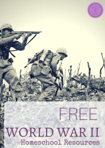 Free WW2 Homeschool Resources