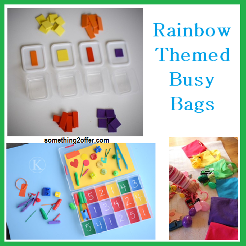 rainbow busy bags