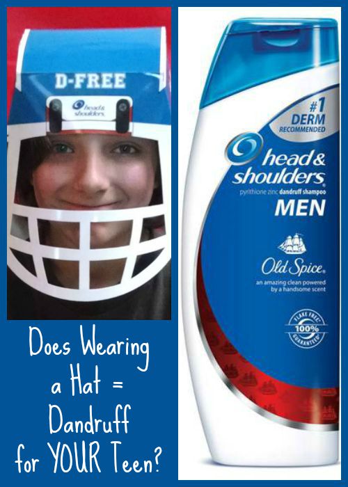 Be D-Free with head and shoulders Old Spice shampoo