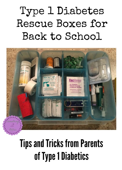 Type 1 Diabetes Rescue Boxes for Back to School