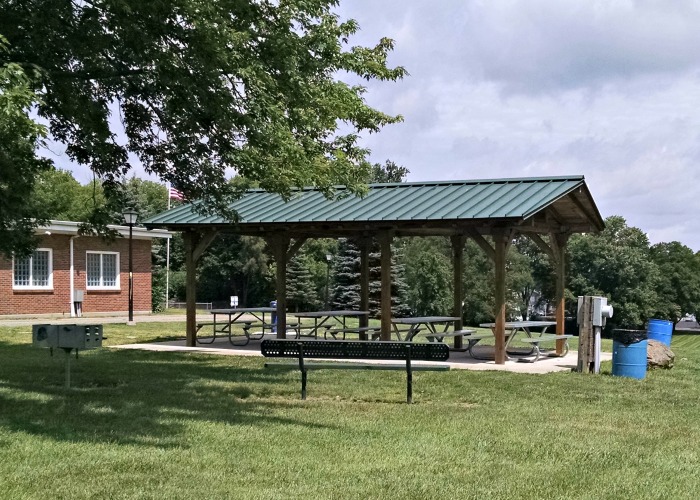 picnic shelter at Mote Park