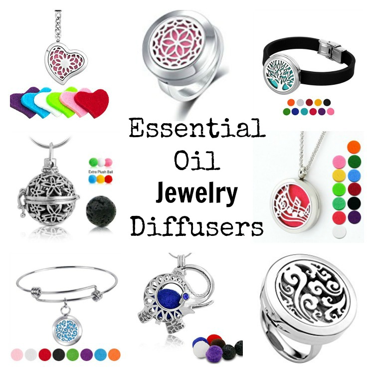 Essential Oil Jewelry Diffusers