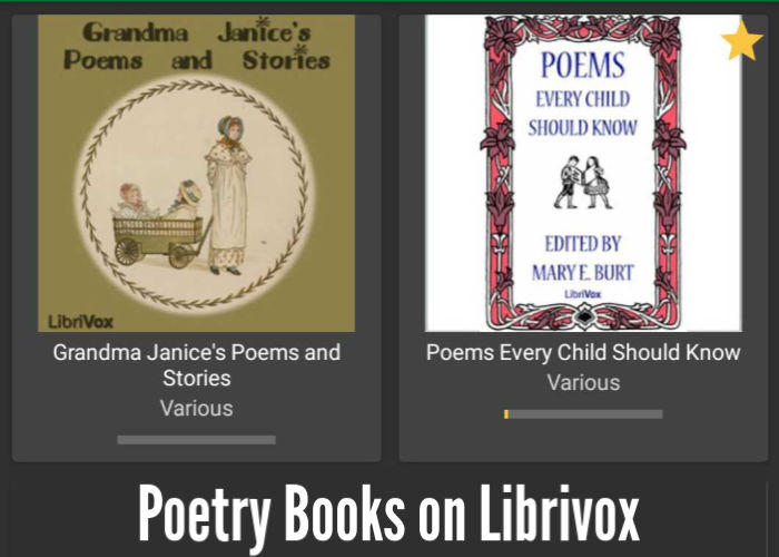 Poetry Books on Librivox