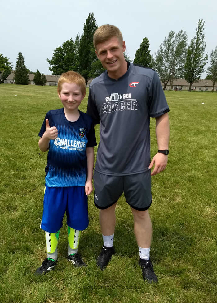 Big Red and Coach Dave